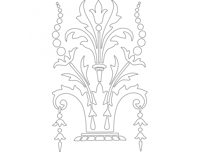 Ornament Design 2 Free DXF File Free Vectors