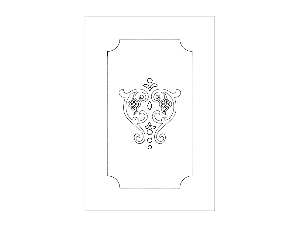 Patterns For Door Free DXF File Free Vectors