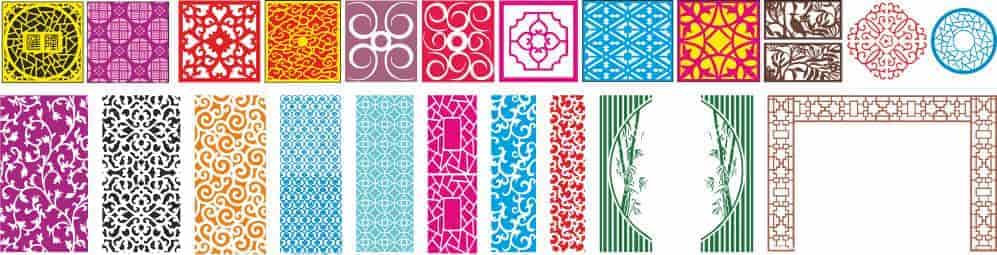 Grille Patterns Set Free Vector Free Vectors