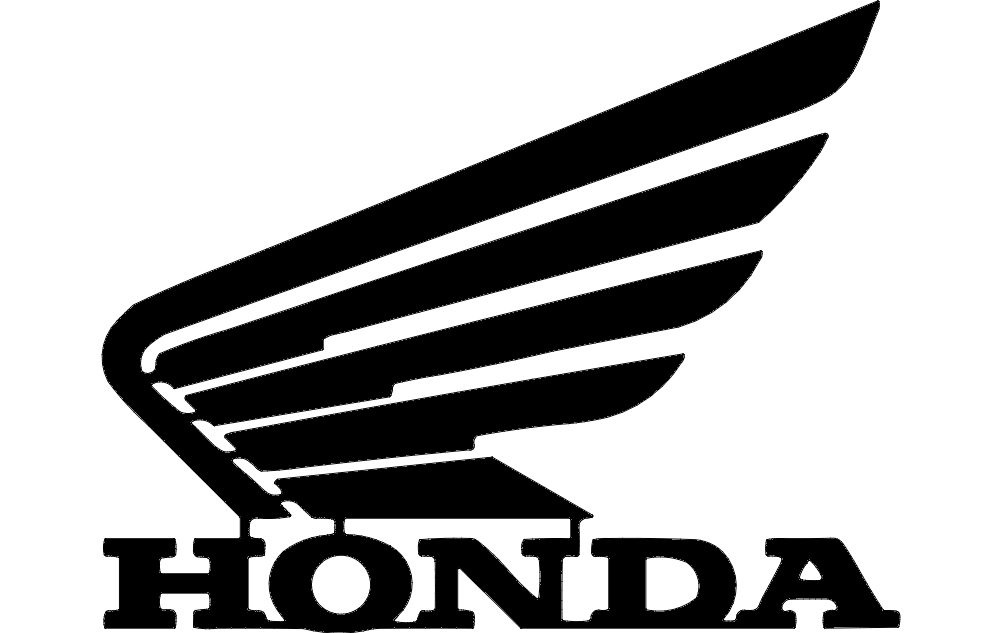 Honda Motorcycle Wing Free DXF File Free Vectors