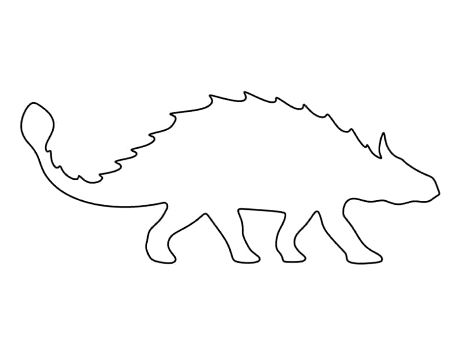 Ankylosaurus Coloring Pages Pdf Free Vectors