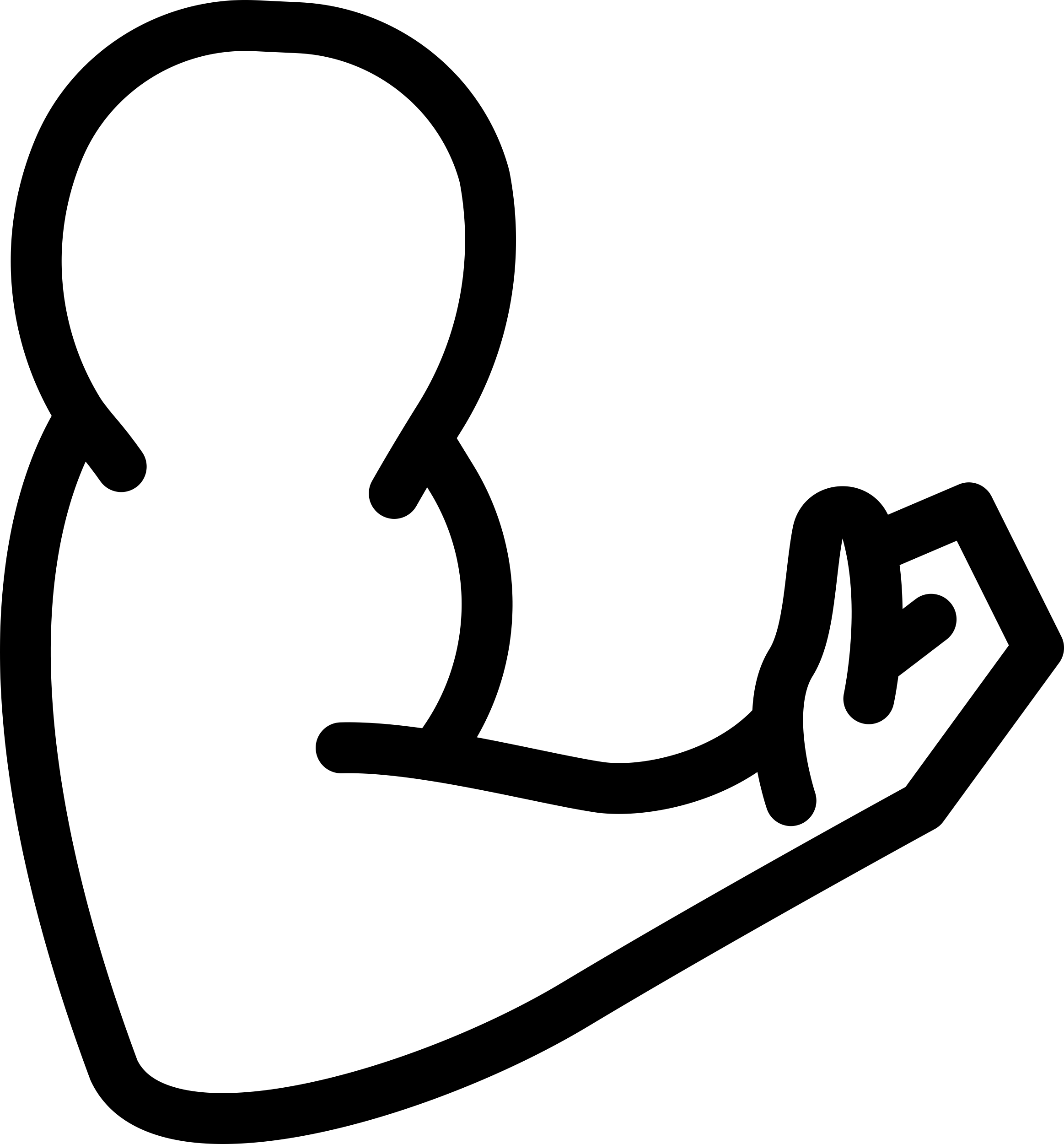Arm Outline Icon Svg Set Free Vectors