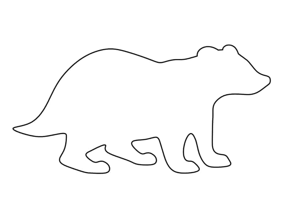 Badger Tracing Worksheets Pdf Free Vectors
