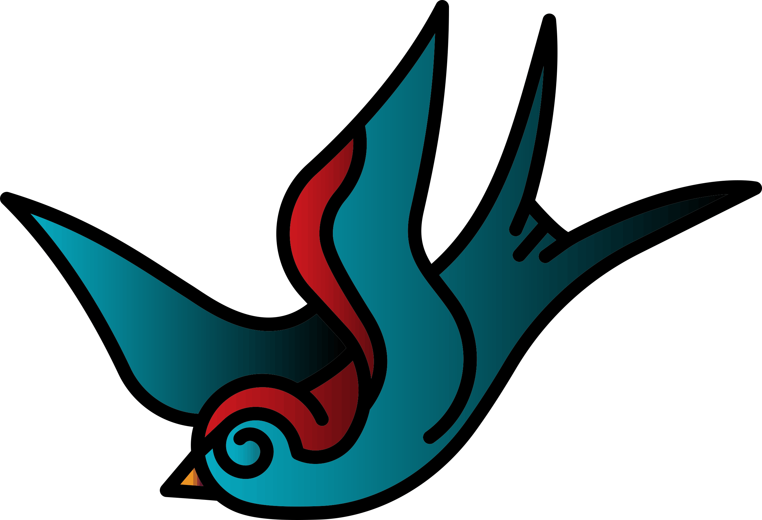Bird Sketch Svg Vector Free Vectors
