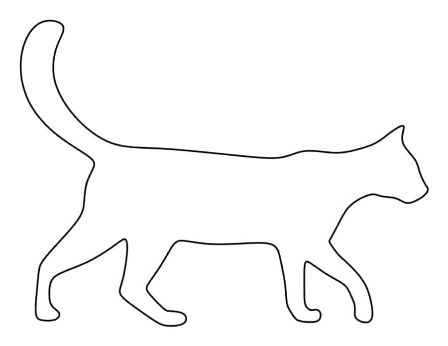 Cat Coloring Pdf Free Vectors