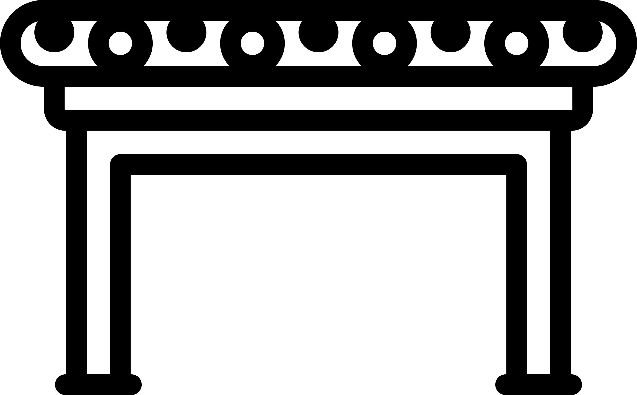 Conveyor Outline Icon Svg Set Free Vectors