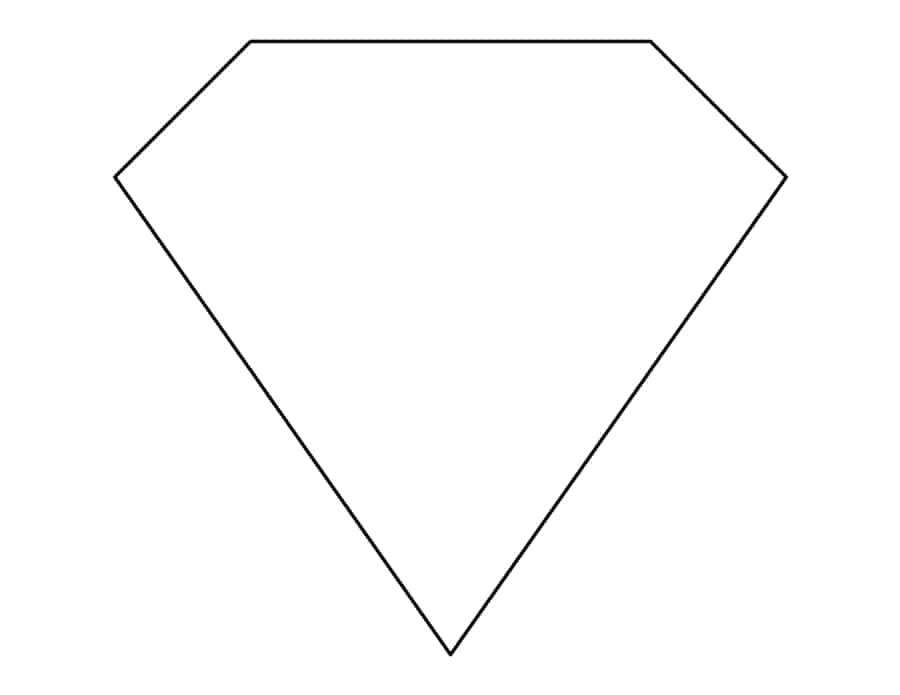 Diamond Tracing Shape Pdf Free Vectors