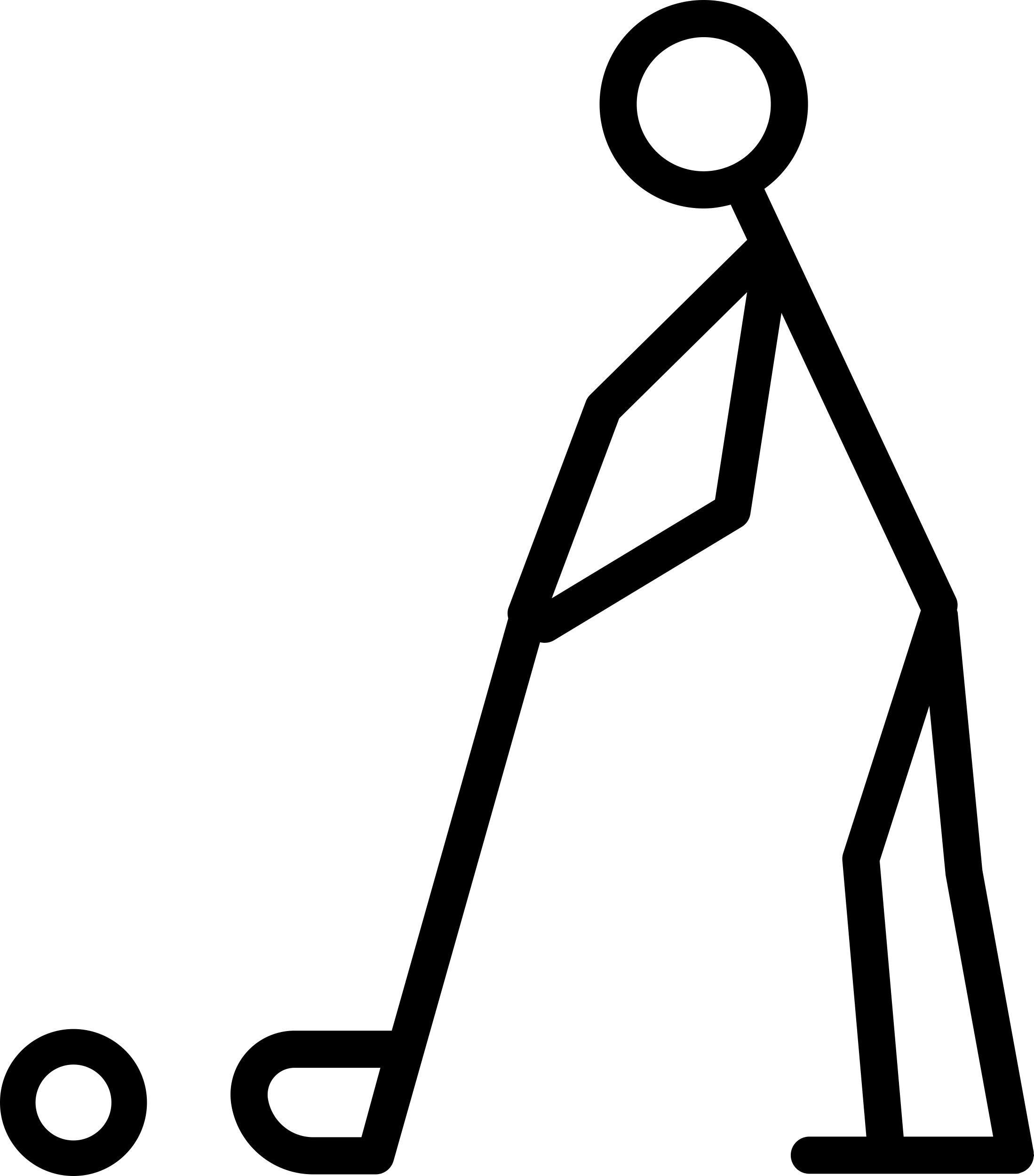 Golf Outline Svg Vector Free Vectors