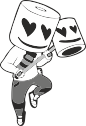 Marshmello14 Outline Svg File Free Vectors