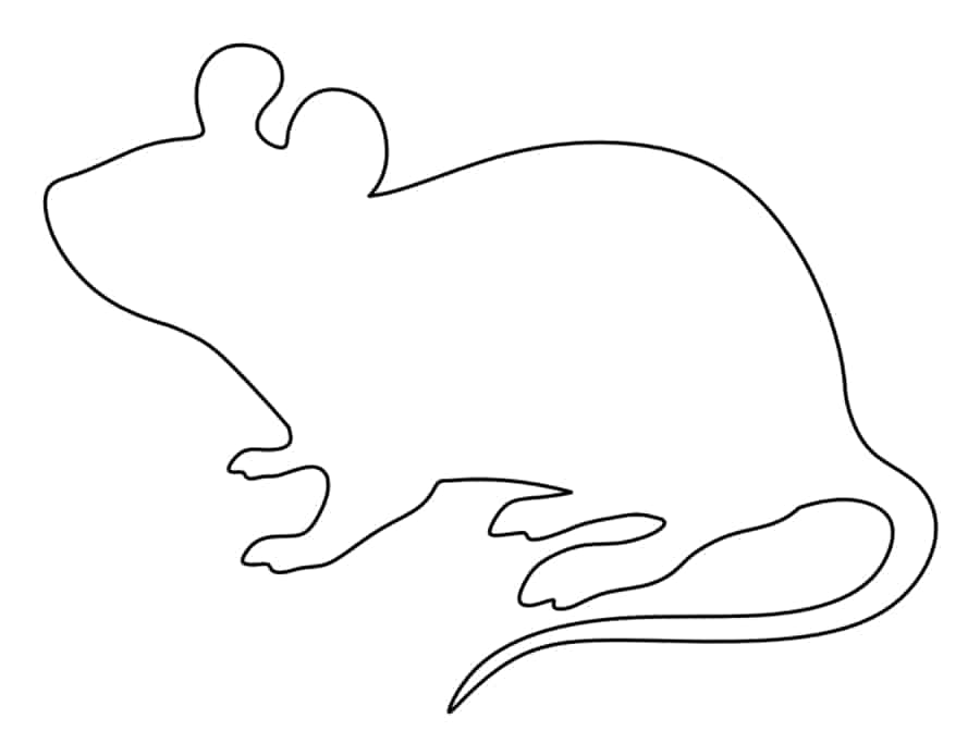 Mouse Tracing Worksheets Pdf Free Vectors