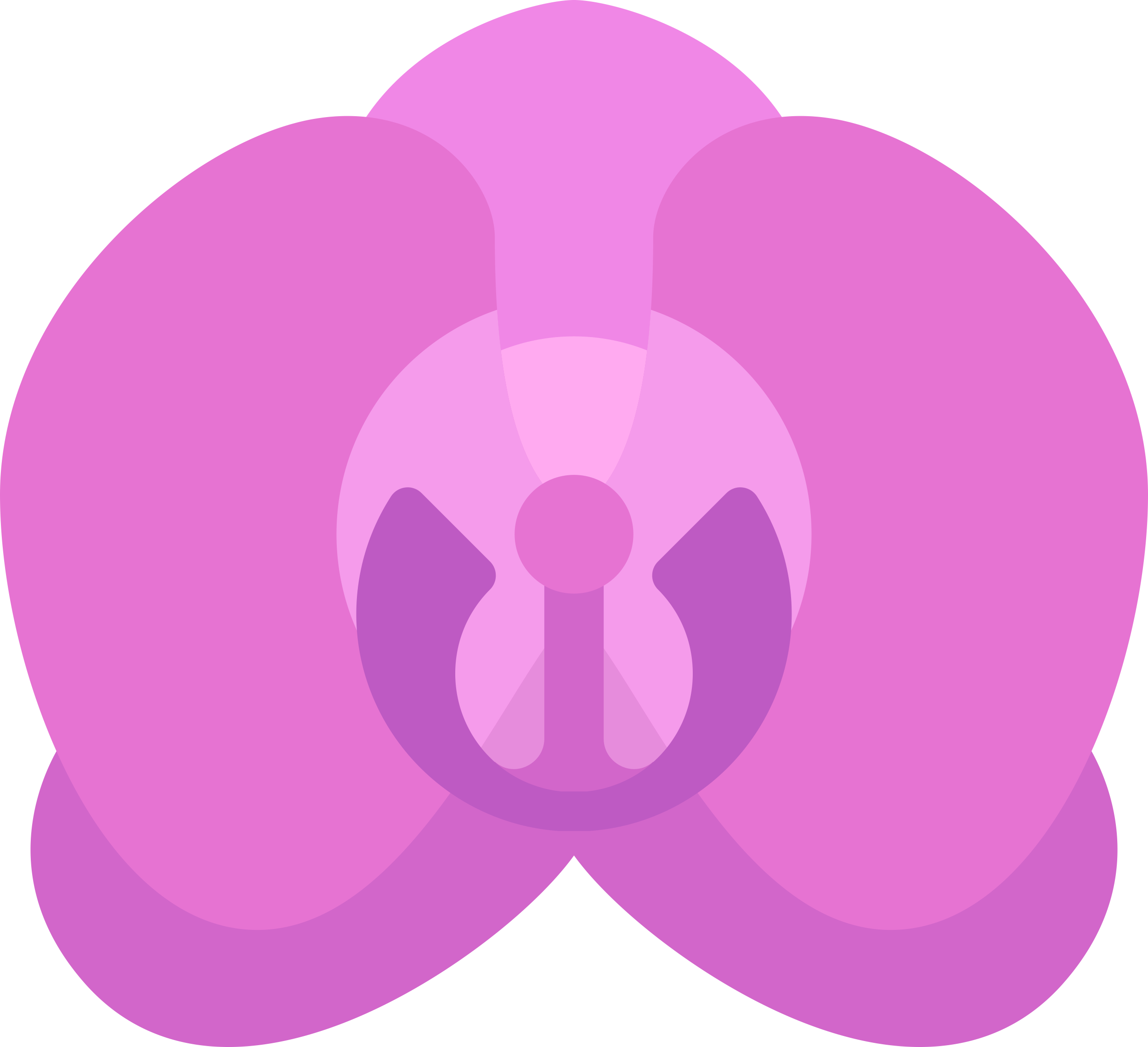 Orchid Outline Icon Svg Set Free Vectors