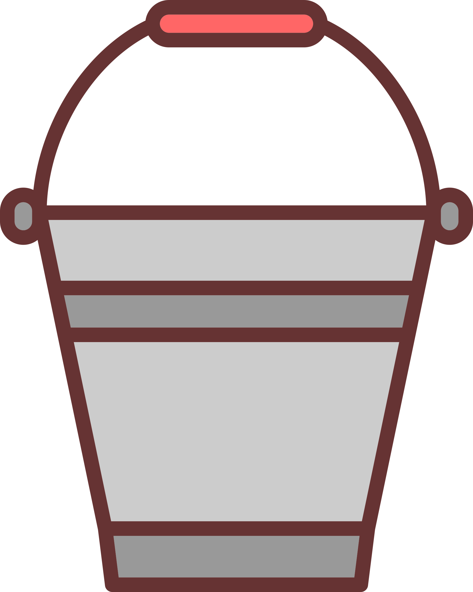 Pail Line Art Illustration Svg Free Vectors