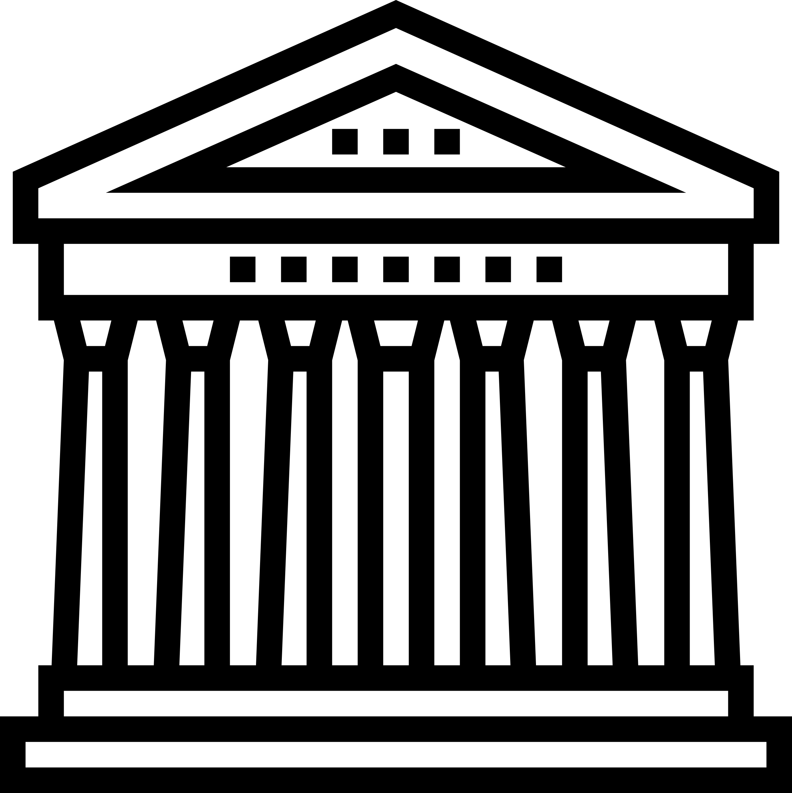 Pantheon Outline Svg Vector Free Vectors