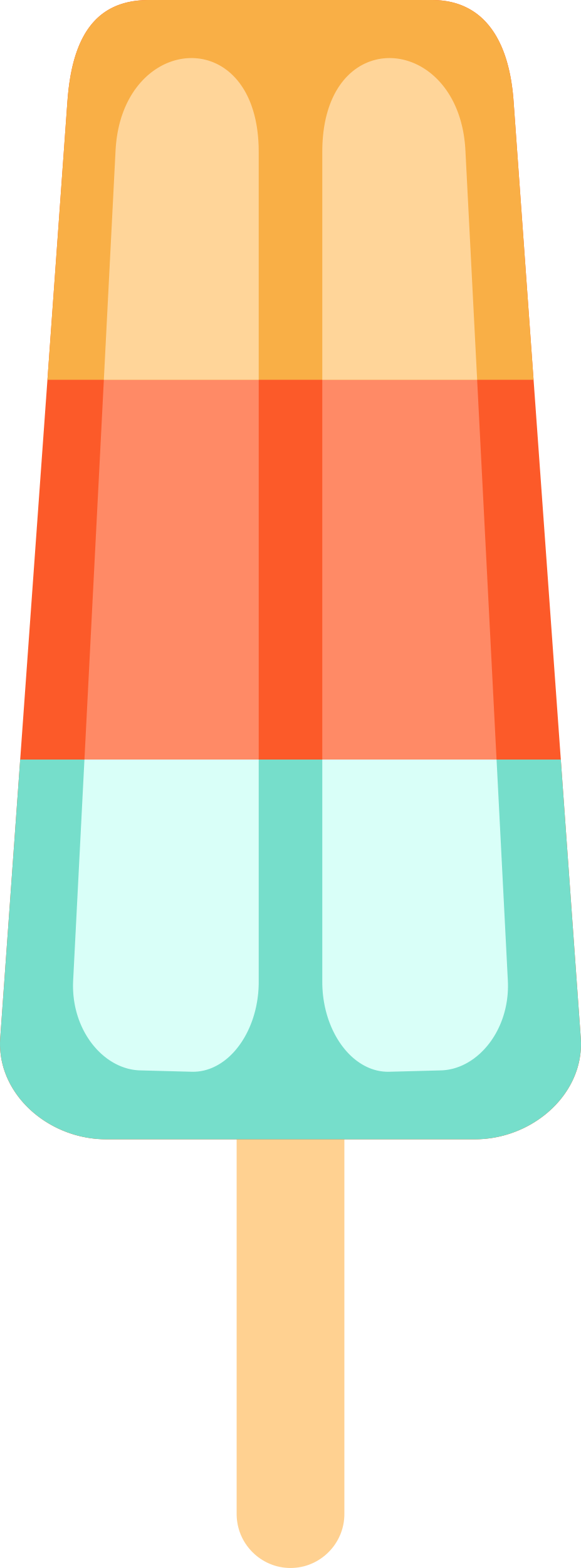Popsicle Silhouette Svg Vector Free Vectors