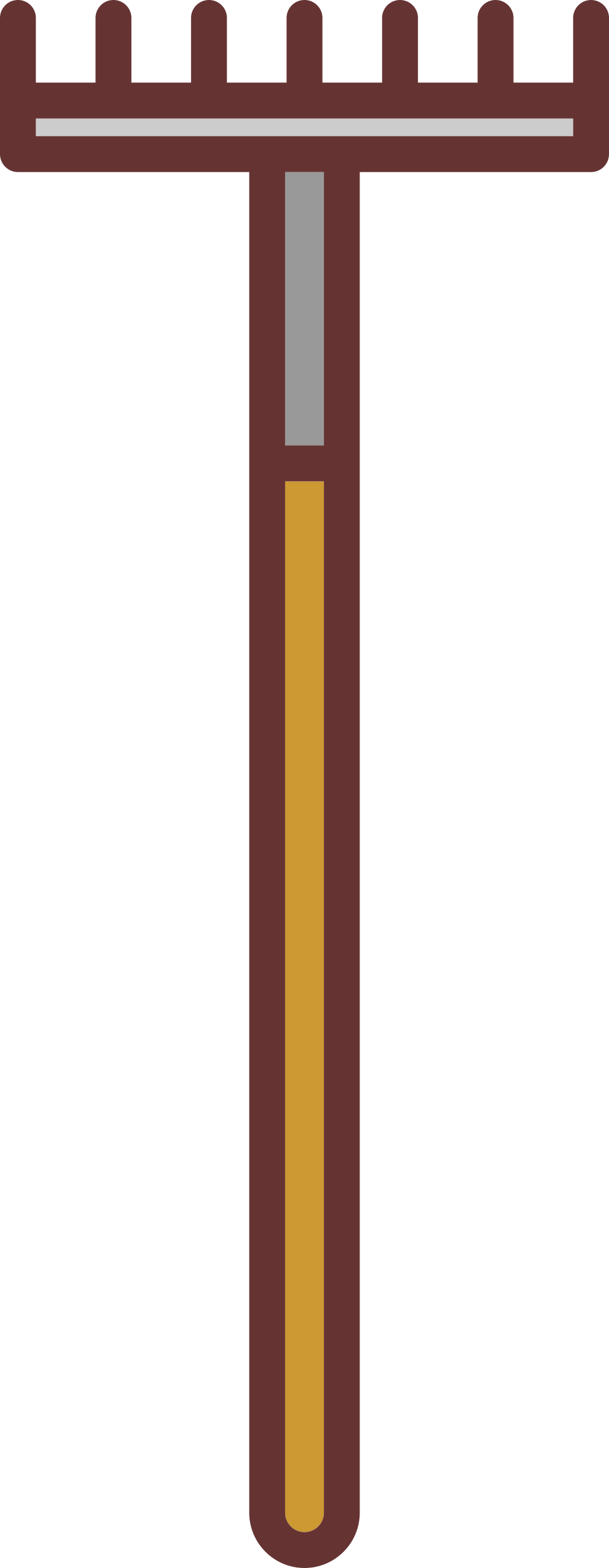 Rake Outline Drawing Svg Vector Free Vectors