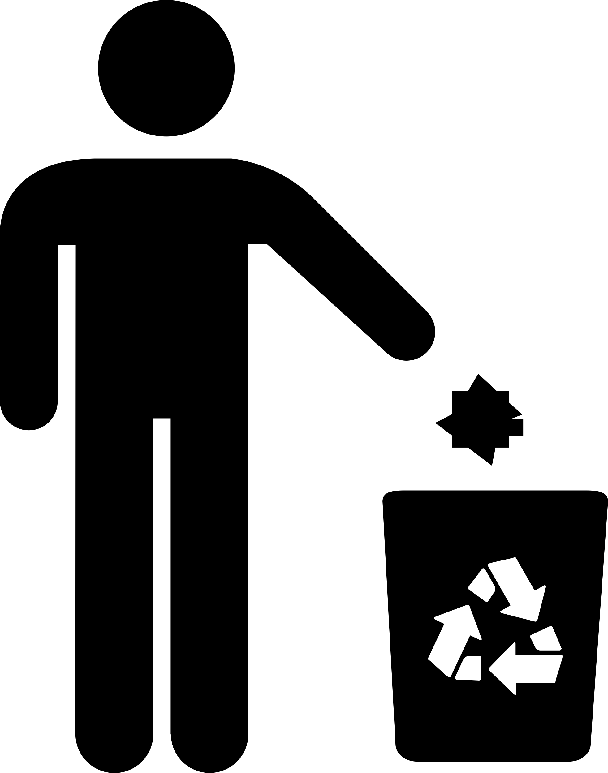 Recycling Line Art Illustration Svg Free Vectors