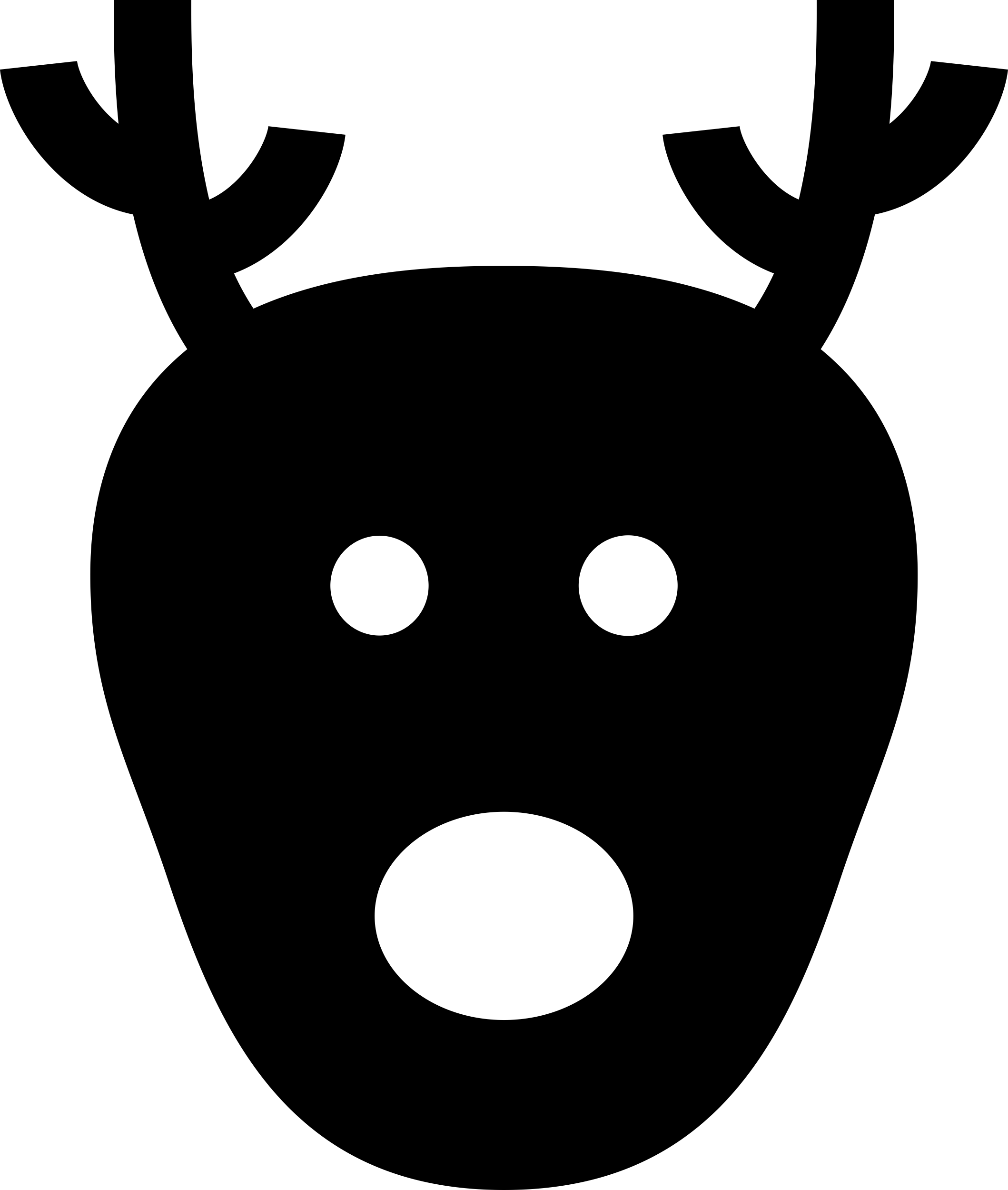 Reindeer Silhouette Svg Vector Free Vectors