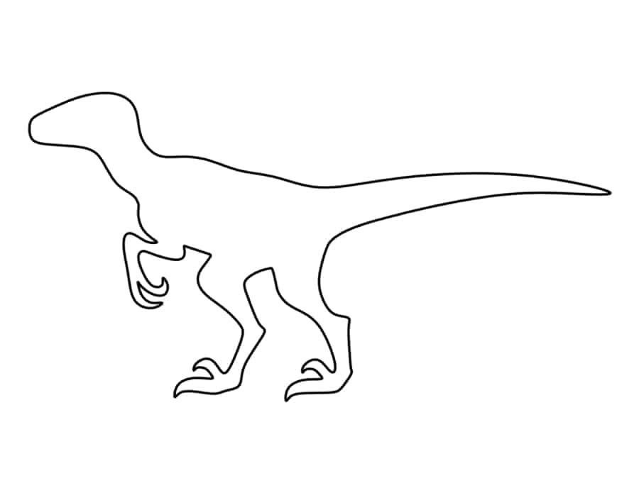 Velociraptor Kids Coloring Pages Pdf Free Vectors