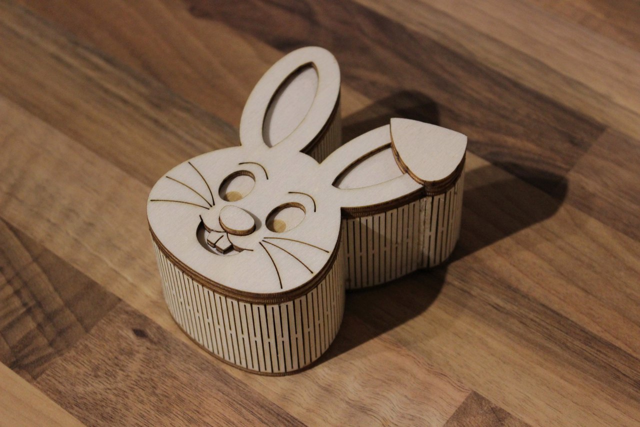 Box Rabbit Free DXF File Free Vectors