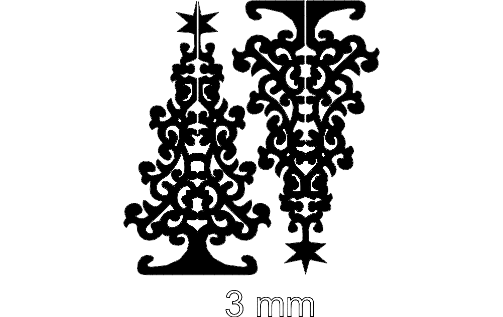 Tree Stand Free DXF File Free Vectors