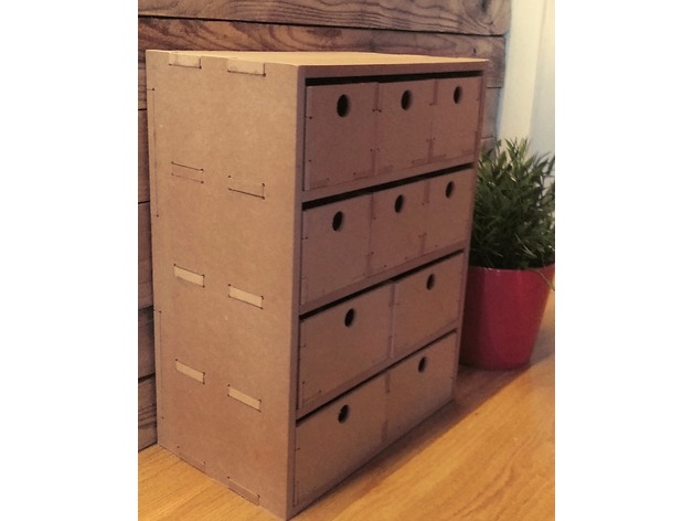 Small Dresser, Storage Mdf 4Mm 8Mmdxf Free DXF File Free Vectors