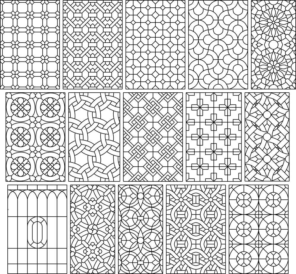Dxf Pattern Collection Free DXF File Free Vectors