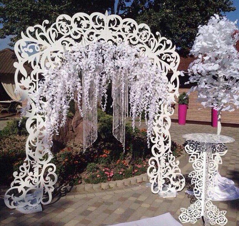 Diy Wedding Arch With Table Decor Free DXF File Free Vectors