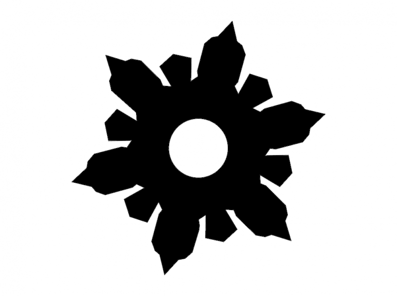 Vector Snowflake Free DXF File Free Vectors