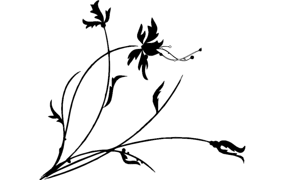 Flowers Free DXF File Free Vectors