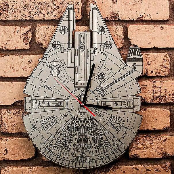 Star Wars Millennium Falcon Clock Free DXF File Free Vectors