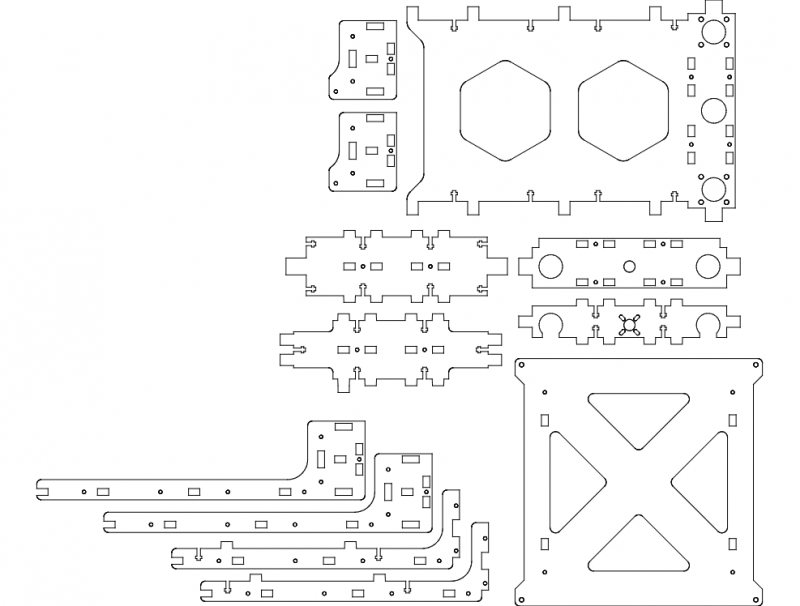 Ulti V1.0 Wood Table Free DXF File Free Vectors