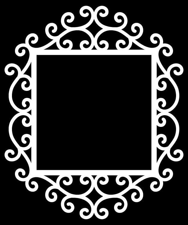 Swirly Frame 3 By Bird Free DXF File Free Vectors