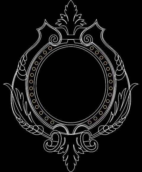 Mirror Frame 0550 Free DXF File Free Vectors