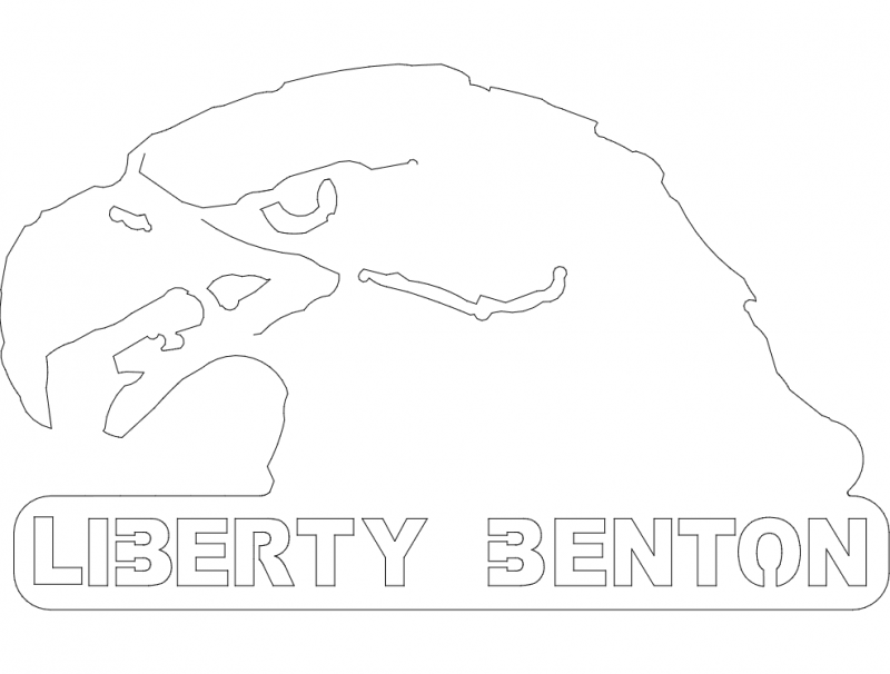 American Eagle Head 3 Free DXF File Free Vectors