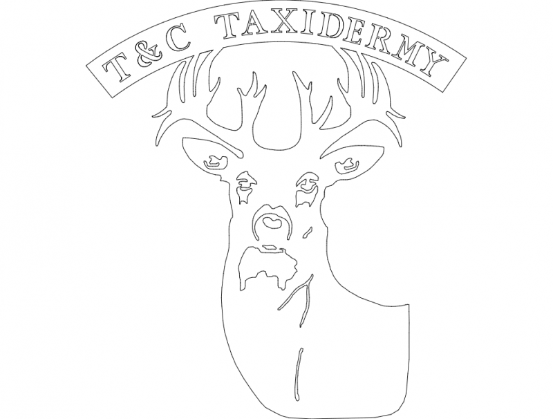 Deer2 Free DXF File Free Vectors