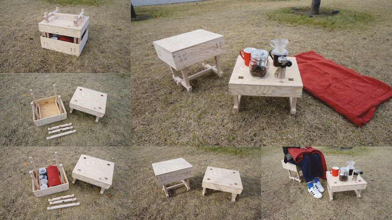 Multipurpose Portable Table Free DXF File Free Vectors