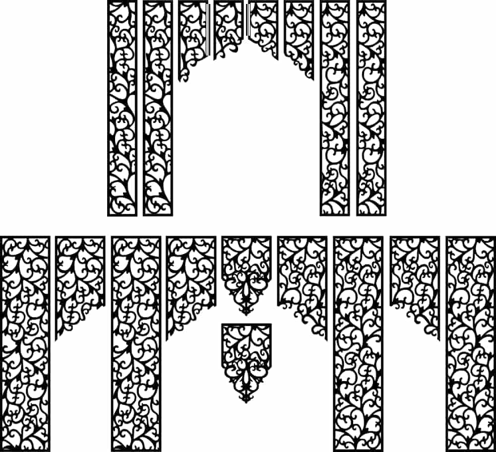 Wedding Screen Patterns Free Vector Free Vectors