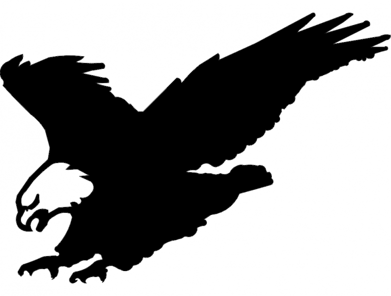 American Eagle Landing Free DXF File Free Vectors