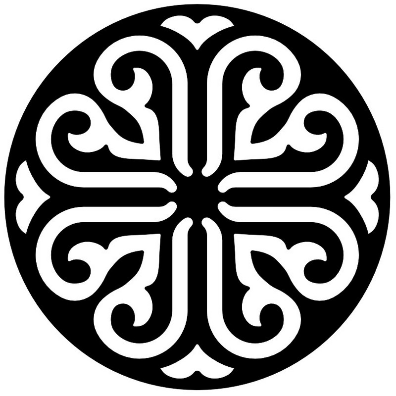 Round Scroll Saw Ornament Free DXF File Free Vectors
