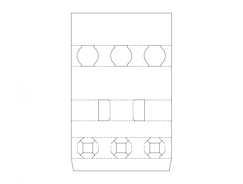Packing Box Design Free DXF File Free Vectors