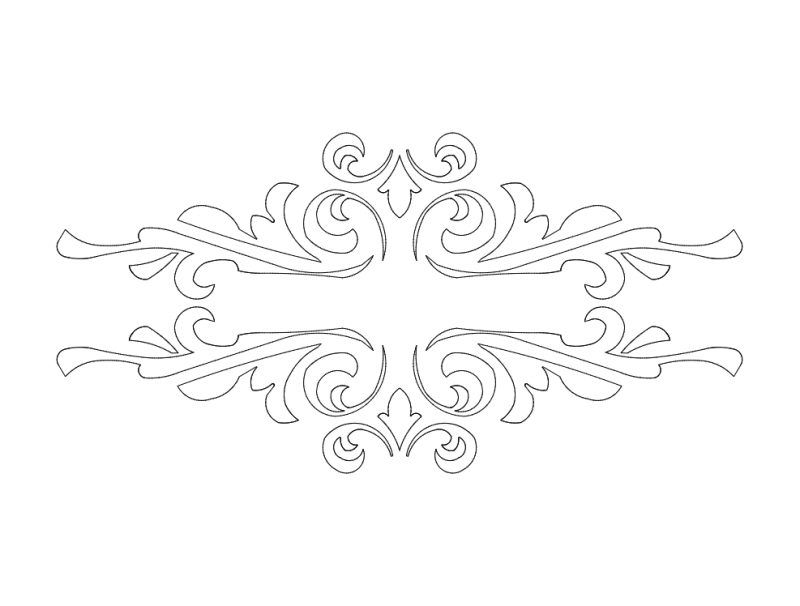 Ornament 08 Free DXF File Free Vectors