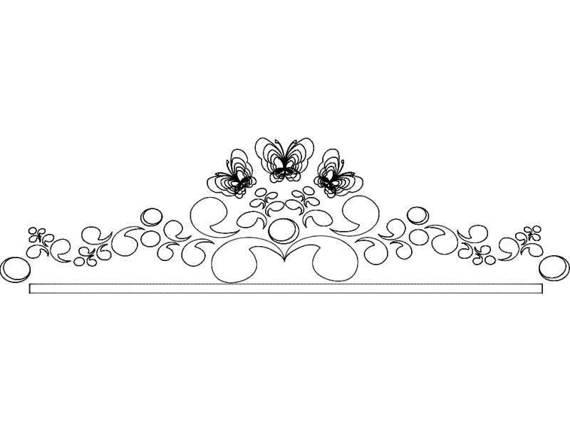 Butterfly Design Free Dxf File Free Vectors