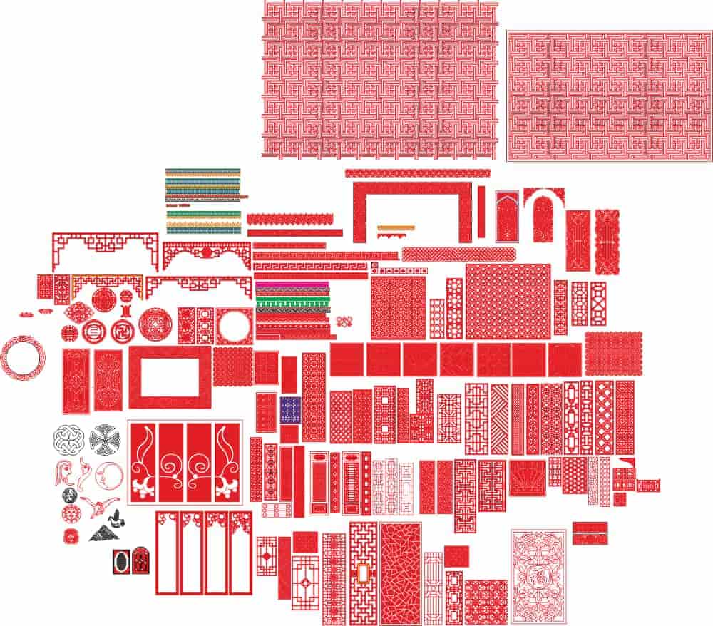 Plasma Cut Panels Patterns Free Vector Free Vectors