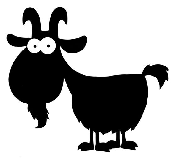 Goat Silhouette Vector Art Free DXF File Free Vectors