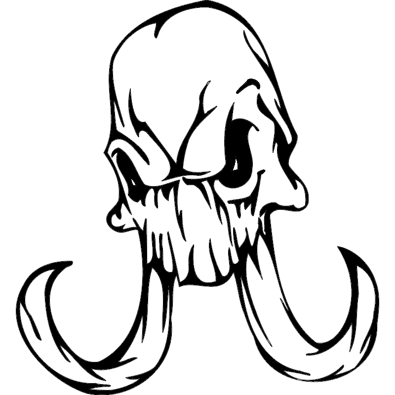 Skull 013 Free DXF File Free Vectors