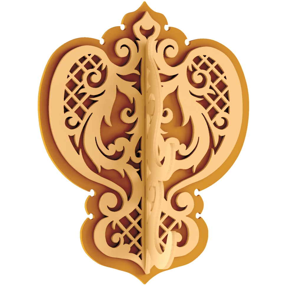 Decorative Wall Hanger Decorative Hooks Free DXF File Free Vectors