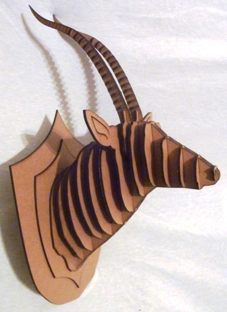 Antelope 3D Puzzle Cnc Router Plan Free DXF File Free Vectors