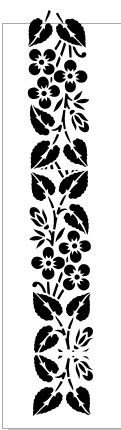 Flower Border Vector Free DXF File Free Vectors