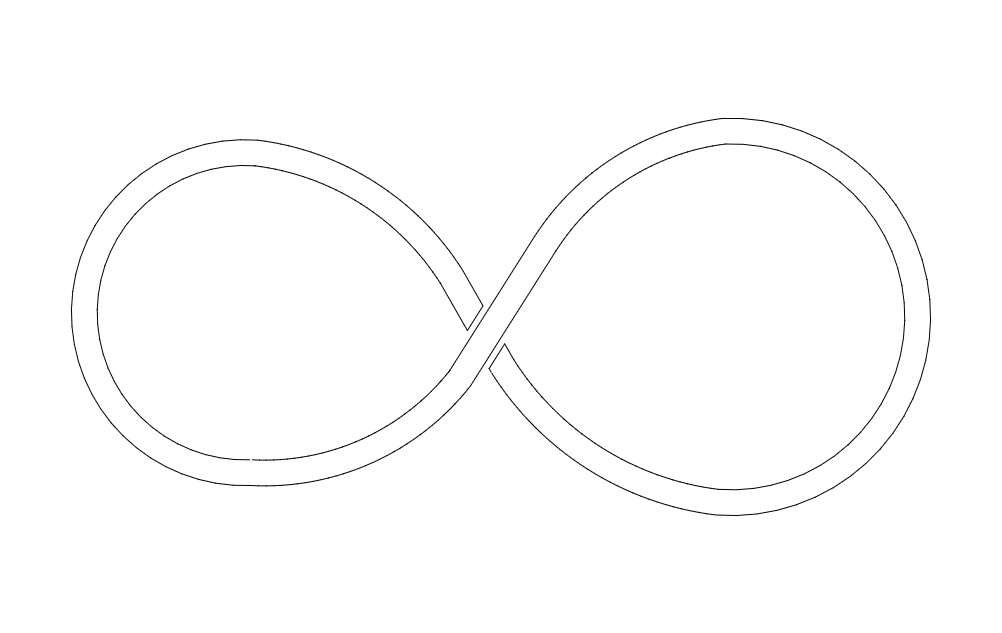 Infinity Symbol Free DXF File Free Vectors