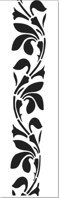 Flower Border Vector Art Free DXF File Free Vectors